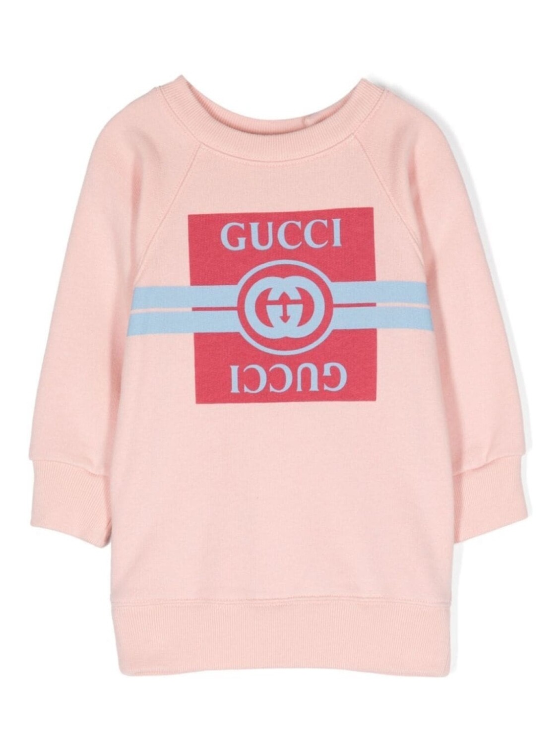 

Gucci Kids толстовка из джерси с логотипом, розовый