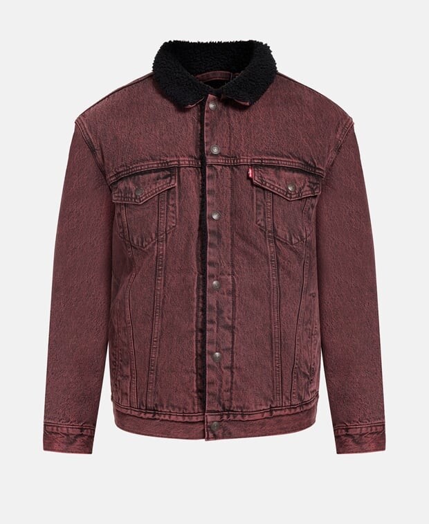 

Джинсовая куртка Levi's, бордовый