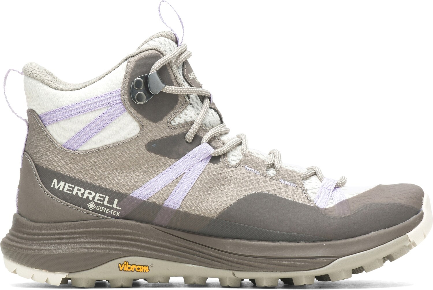 

Походные ботинки Siren 4 Mid GORE-TEX — женские Merrell, серо-бежевый