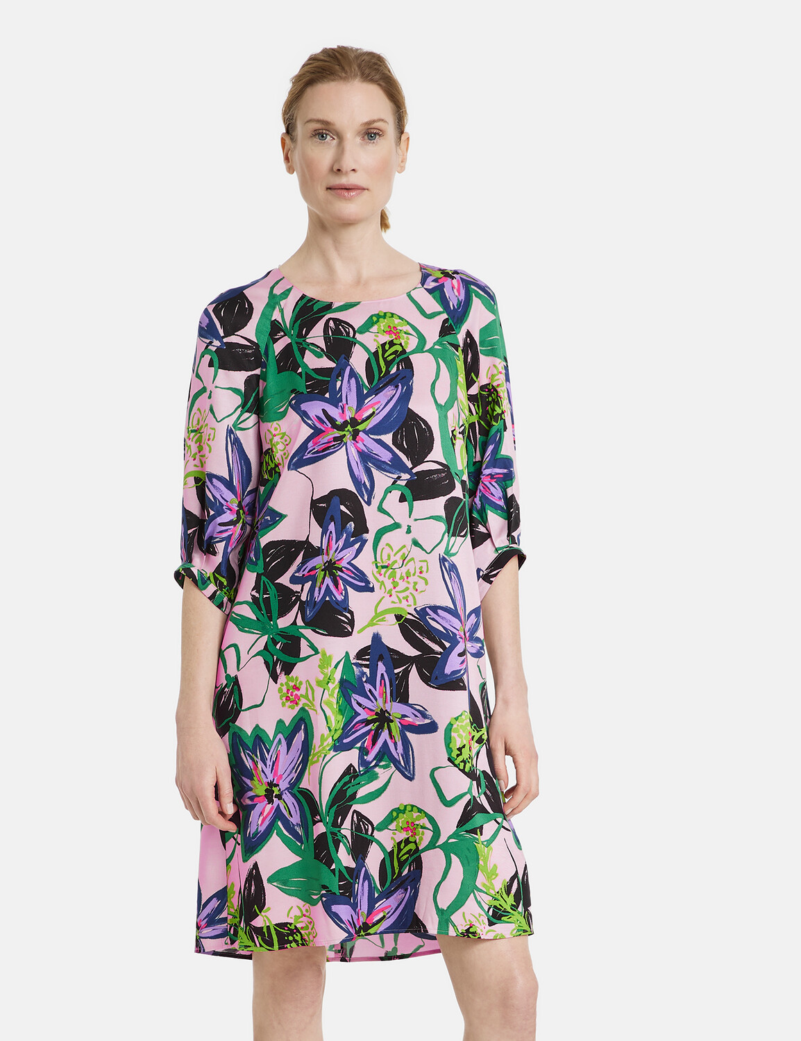 

Платье Gerry Weber Gewebe, цвет Lila/Pink/Grün Druck