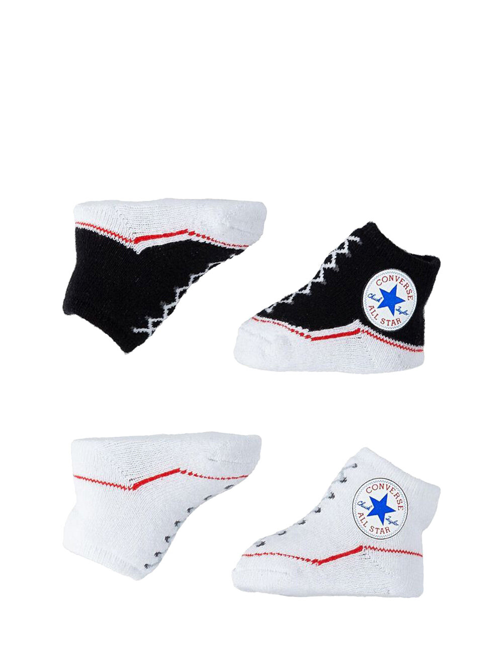 

Детские носки унисекс, черные/белые Converse