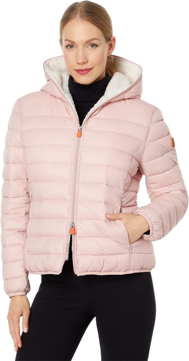 

Куртка Gwen Hooded Sherpa Save the Duck, цвет Blush Pink