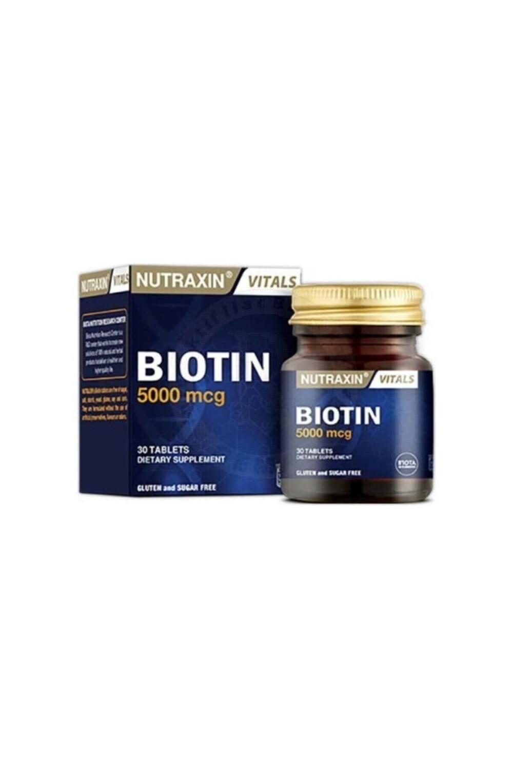 

Nutraxin Биотин 5000 мкг 30 таблеток