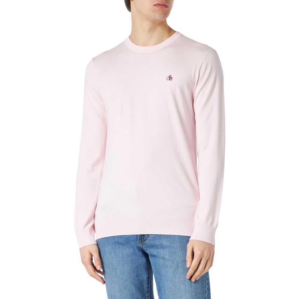 

Свитер Scotch & Soda Essential Crew Neck, розовый
