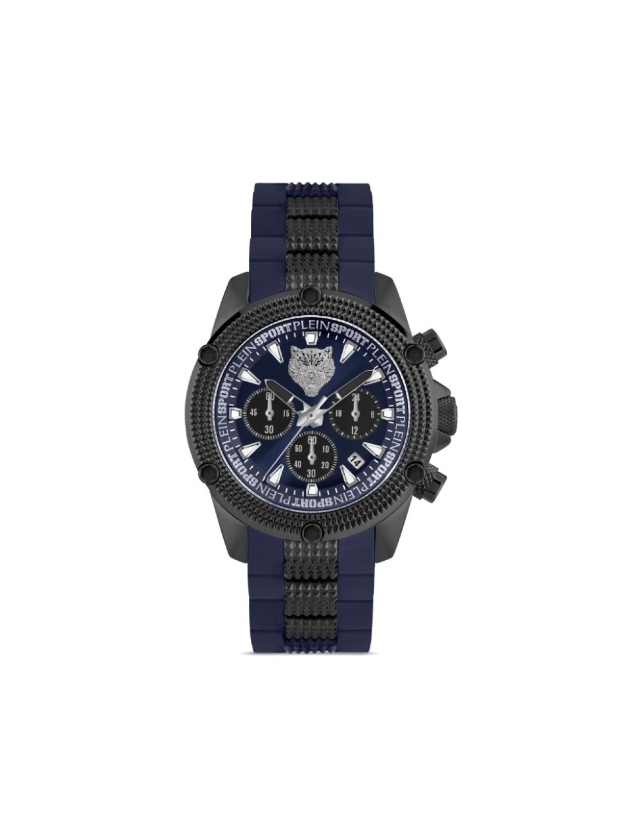 

Plein Sport наручные часы Hurricane Chrono 44 мм, синий