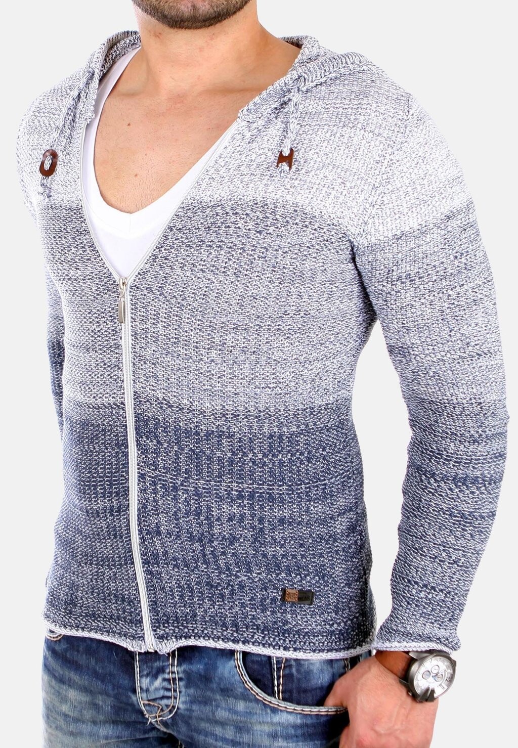 

Кардиган COLORBLOCK Reslad, цвет indigoblau