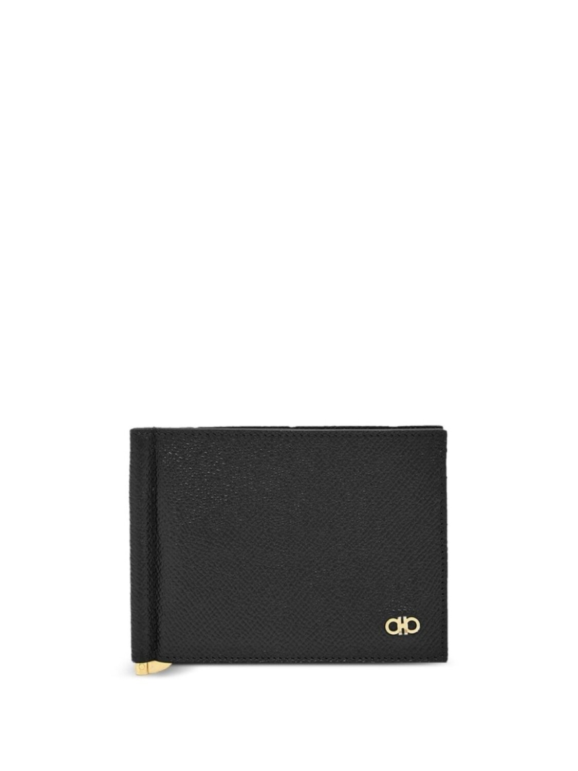

Ferragamo кожаный кошелек с бляшкой Ганчини, черный