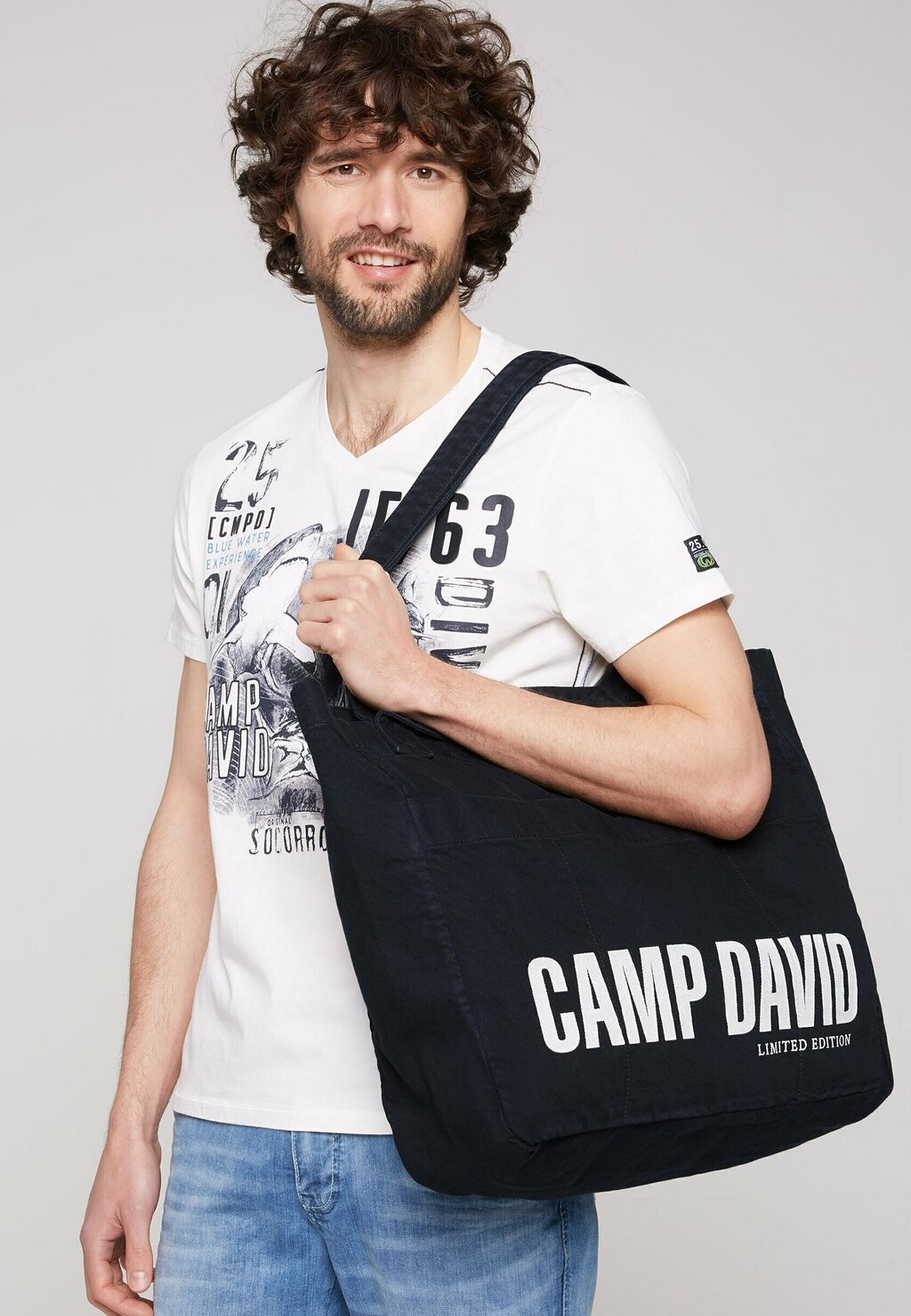 

Пляжный аксессуар MIT LOGO Camp David, цвет blue navy