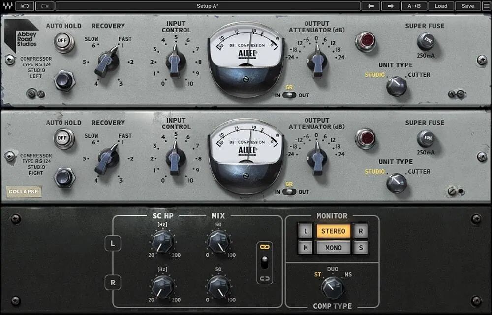 

Плагин компрессора Waves Abbey Road RS124
