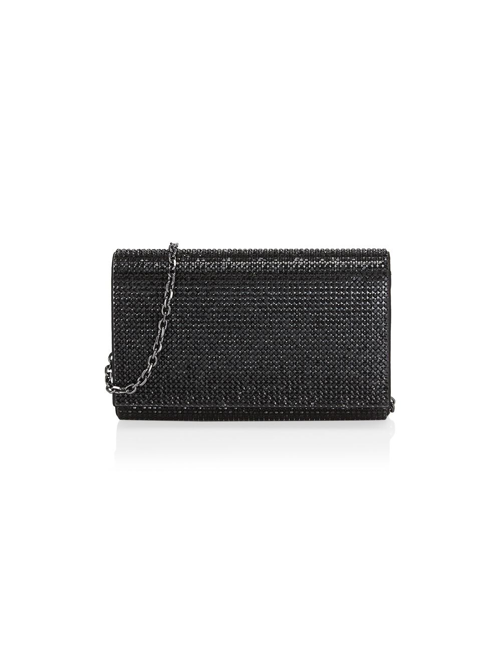 

Атласный клатч Fizzy с кристаллами Judith Leiber Couture