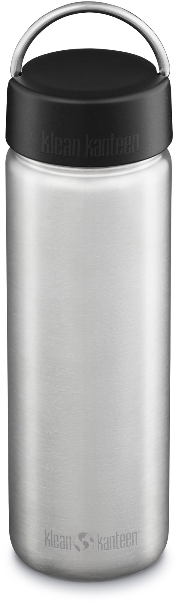Бутылка для воды из переработанной нержавеющей стали с петлевой крышкой - 27 эт. унция Klean Kanteen, серый