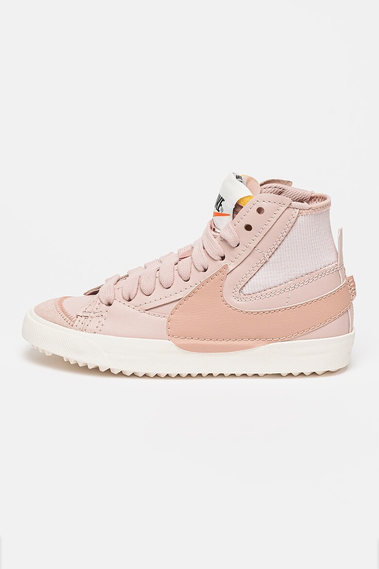 

Кожаные кроссовки Blazer Mid 77 футов Jumbo среднего профиля Nike, розовый