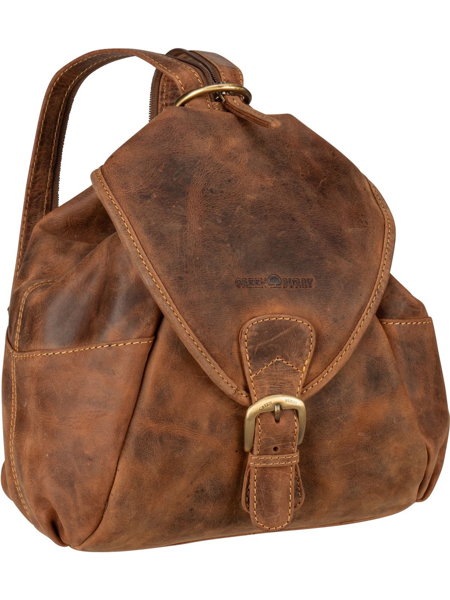 Рюкзак Greenburry/Backpack Vintage 1716, цвет Sattelbraun