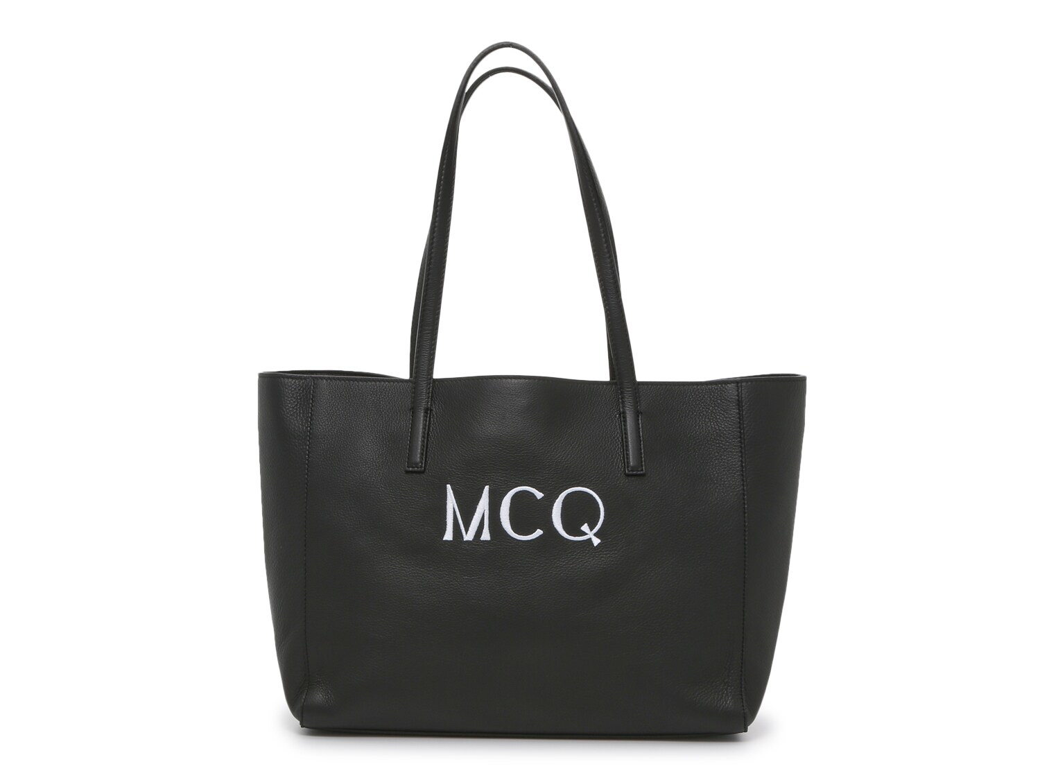 Сумка-тоут Alexander McQueen с логотипом MCQ, черный