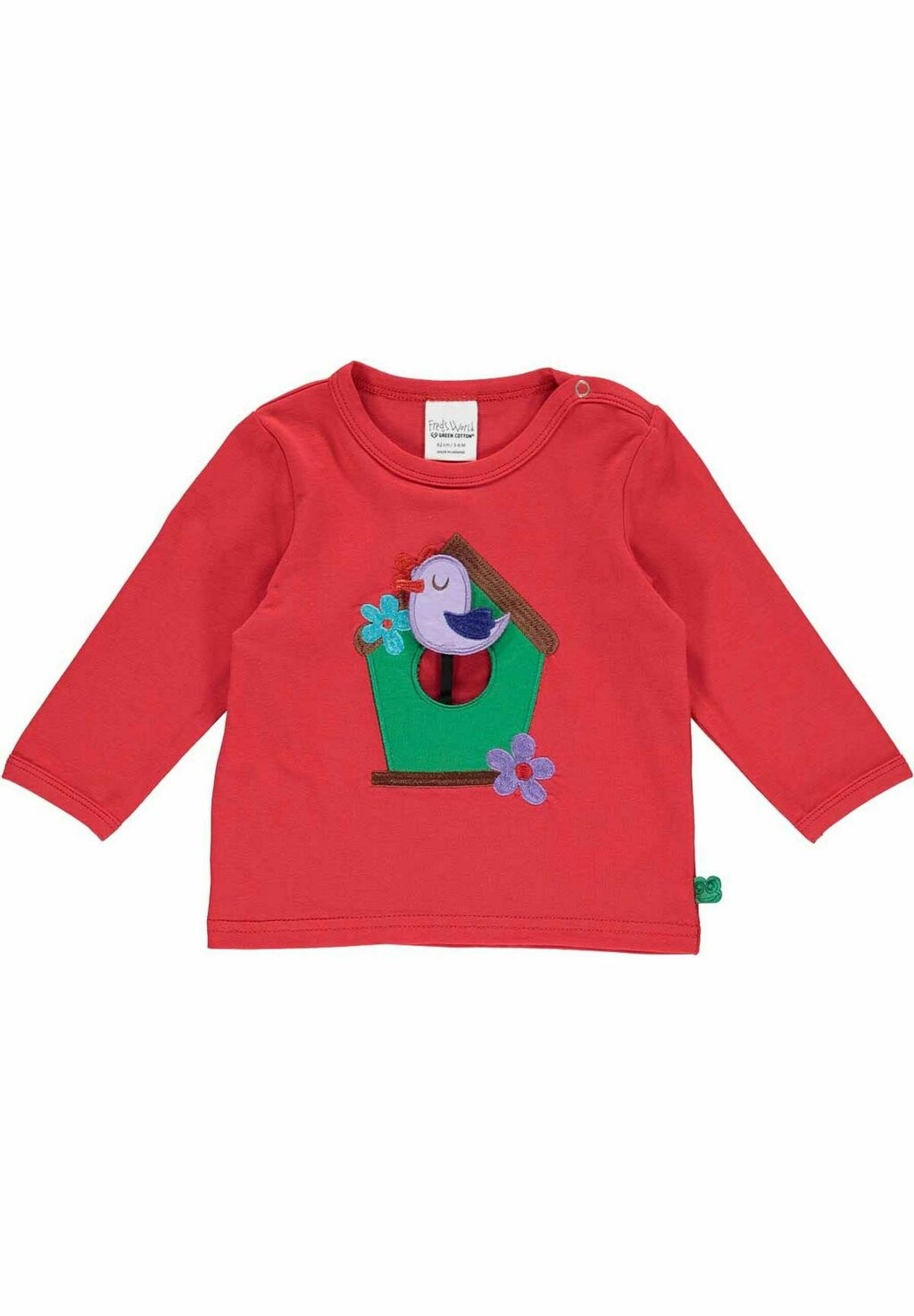 

Рубашка с длинным рукавом Fred's World by Green Cotton, цвет lollipop