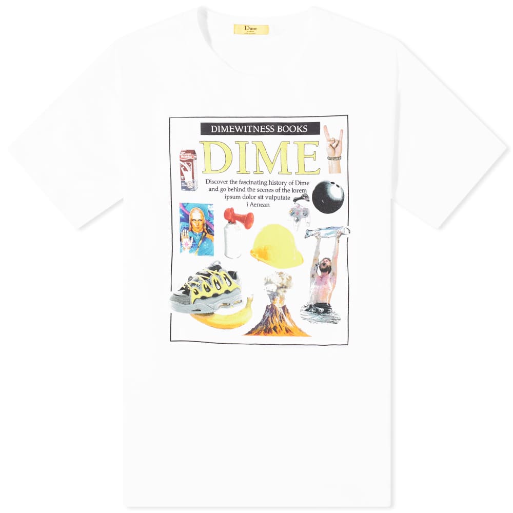 Футболка Dime Dime Witness, белый мужская футболка dime socks жёлтый размер s