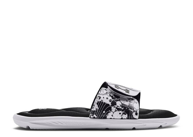 

Кроссовки Under Armour WMNS IGNITE 6 GRAPHIC STRAP SLIDE 'BLACK WHITE', черный