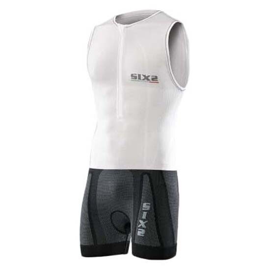 

Костюм для триатлона без рукавов Sixs Cycling, белый