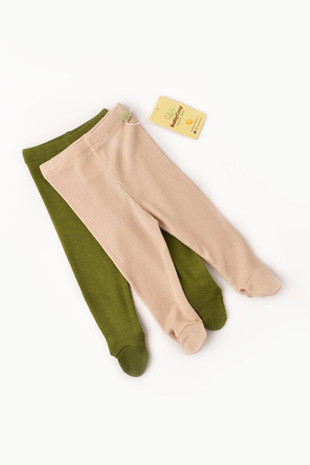 

Модальные детские леггинсы из двух частей, брюки и пинетки BabyCosy Organic Wear