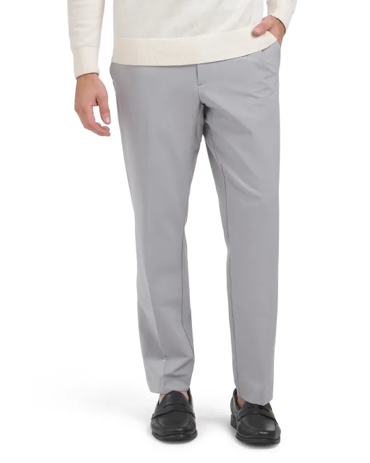 

Узкие технические брюки Perry Ellis Portfolio, цвет Alloy