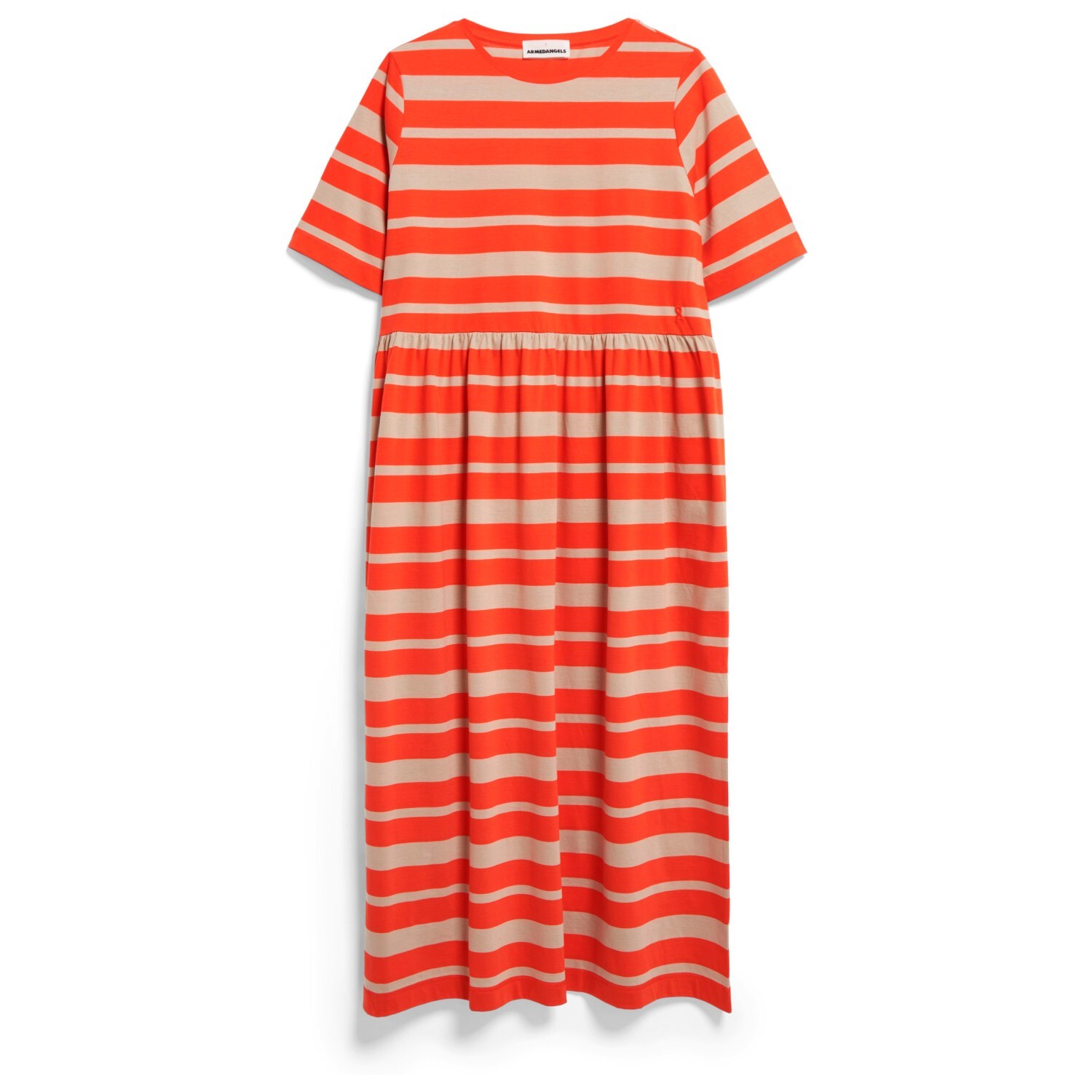 

Платье Armedangels Women's Taakyra Block Stripes, цвет Poppy Red/Sandstone