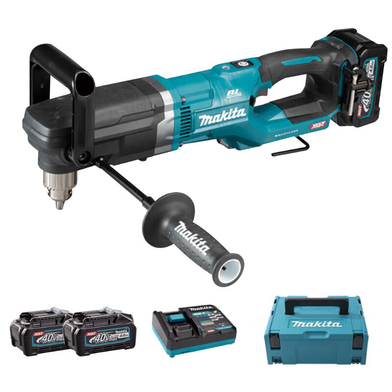 Дрель ручная Makita DA001GM101 с двумя аккумуляторами