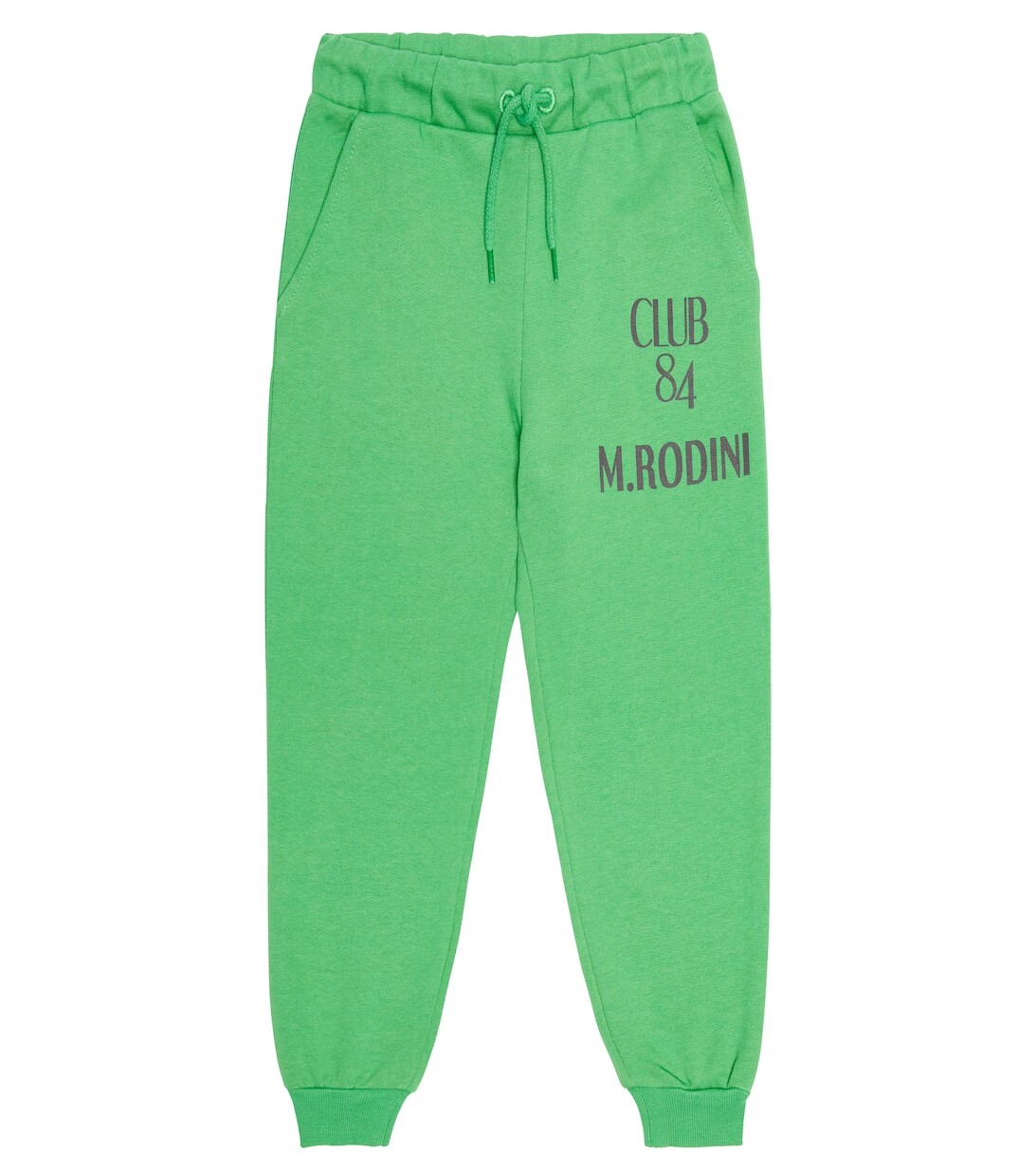 

Хлопковые спортивные штаны с логотипом Mini Rodini, зеленый