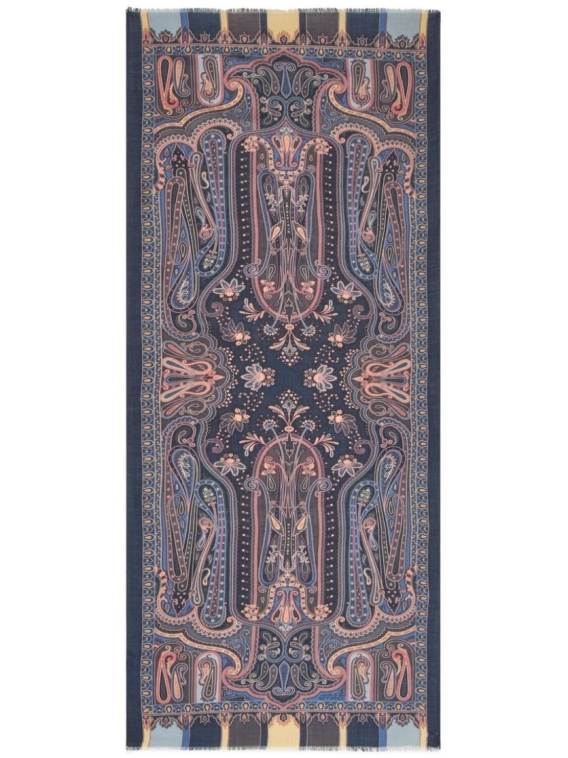

ETRO шарф с принтом пейсли, синий