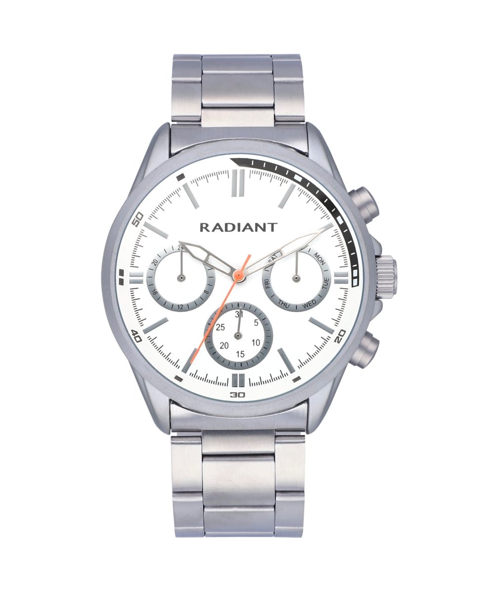 Мужские часы Neo RA581701 со стальным и серебряным ремешком Radiant, серебро цена и фото