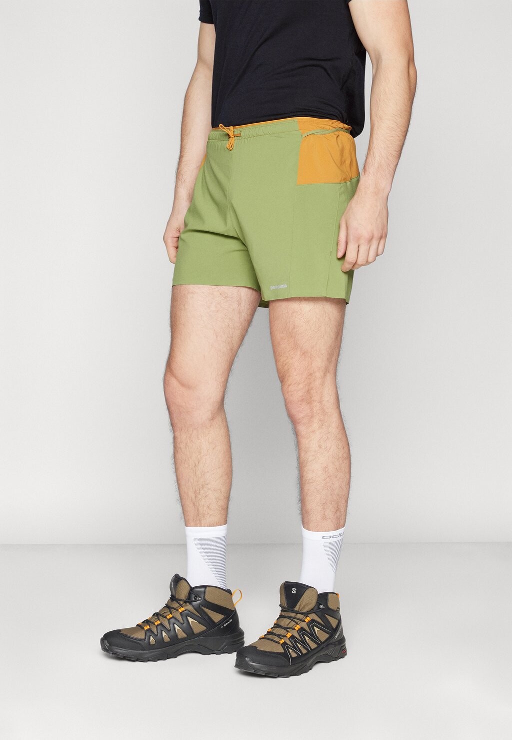 

Шорты для активного отдыха STRIDER PRO SHORTS Patagonia, цвет buckhorn green