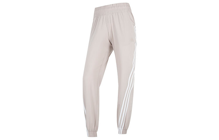 

Трикотажные спортивные штаны женские мясные розовые Adidas