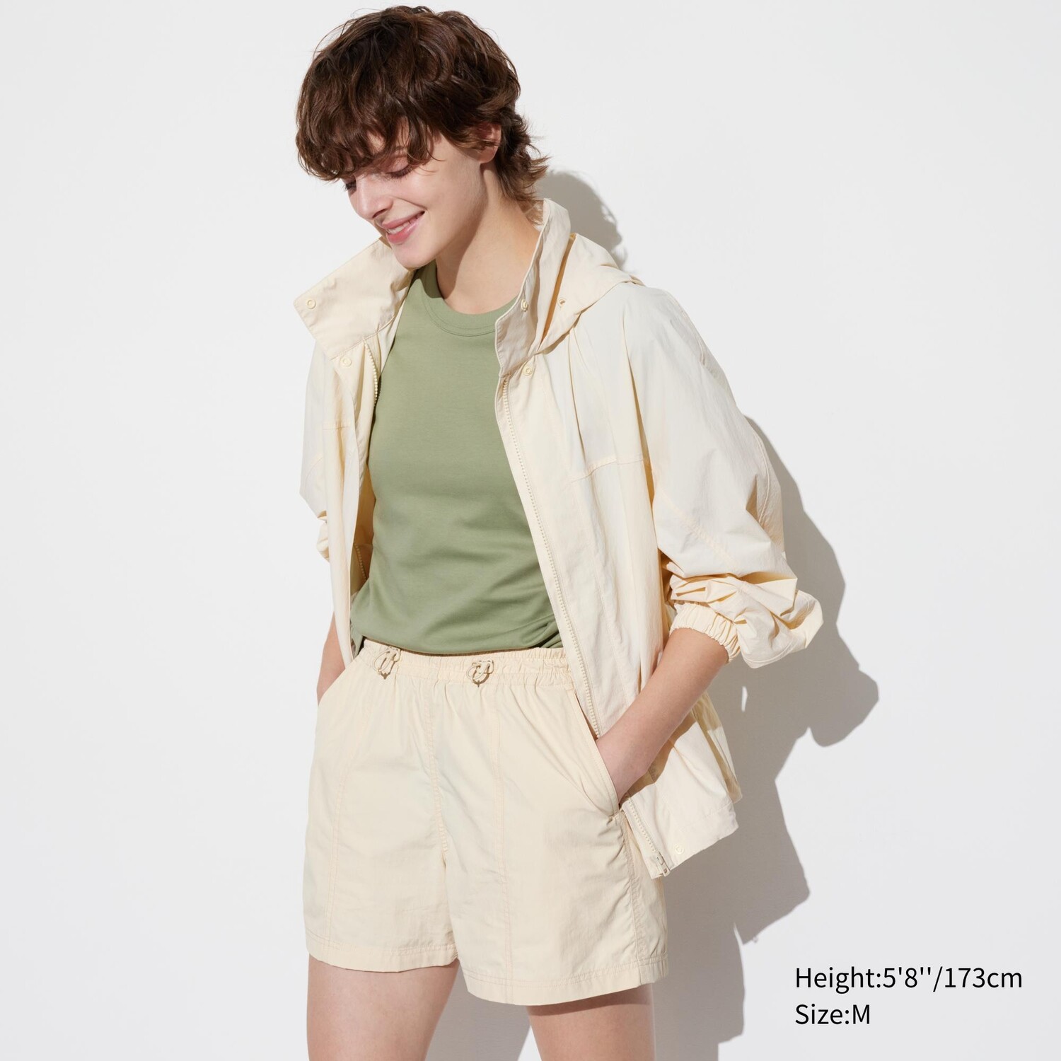 

Шорты-парашюты Uniqlo, естественный