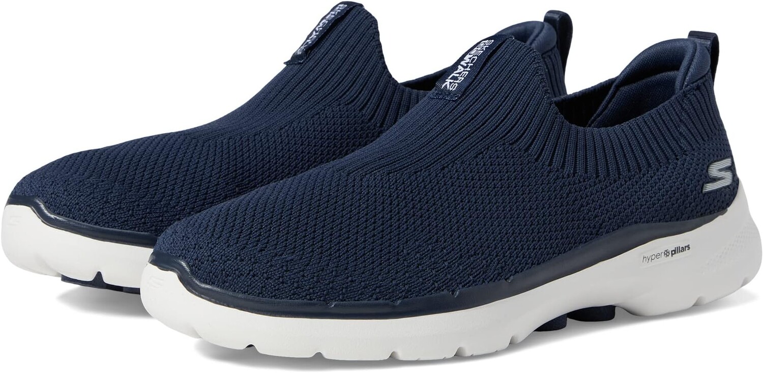 

Кроссовки Go Walk 6 - Stunning View SKECHERS Performance, цвет Navy/White, Синий