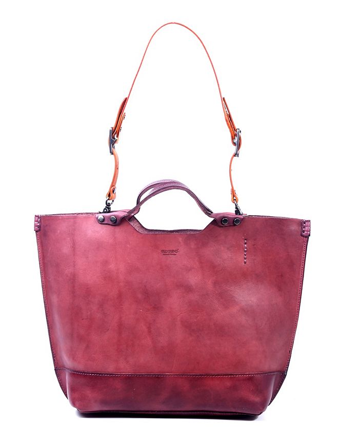 цена Женская большая сумка Gypsy Soul из натуральной кожи OLD TREND, фиолетовый