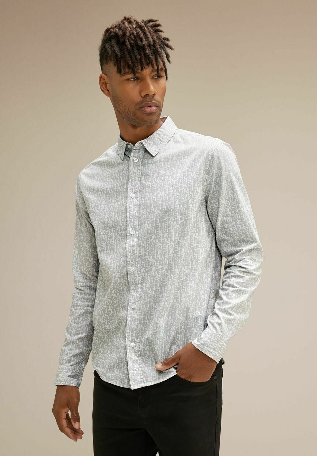 

Рубашка MIT ALLOVER PRINT Street One MEN, цвет weiß
