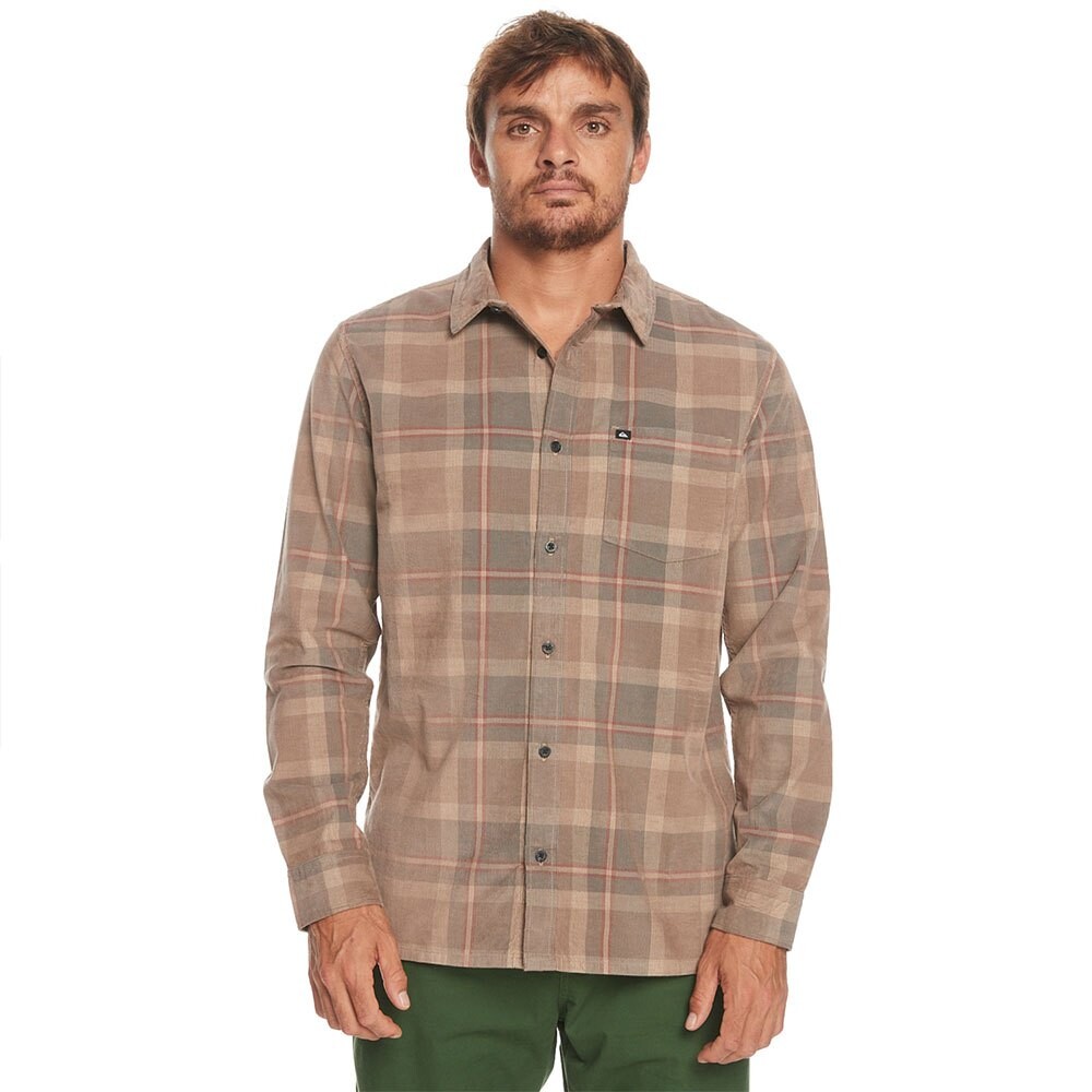 

Рубашка с длинным рукавом Quiksilver Oakenhead, коричневый