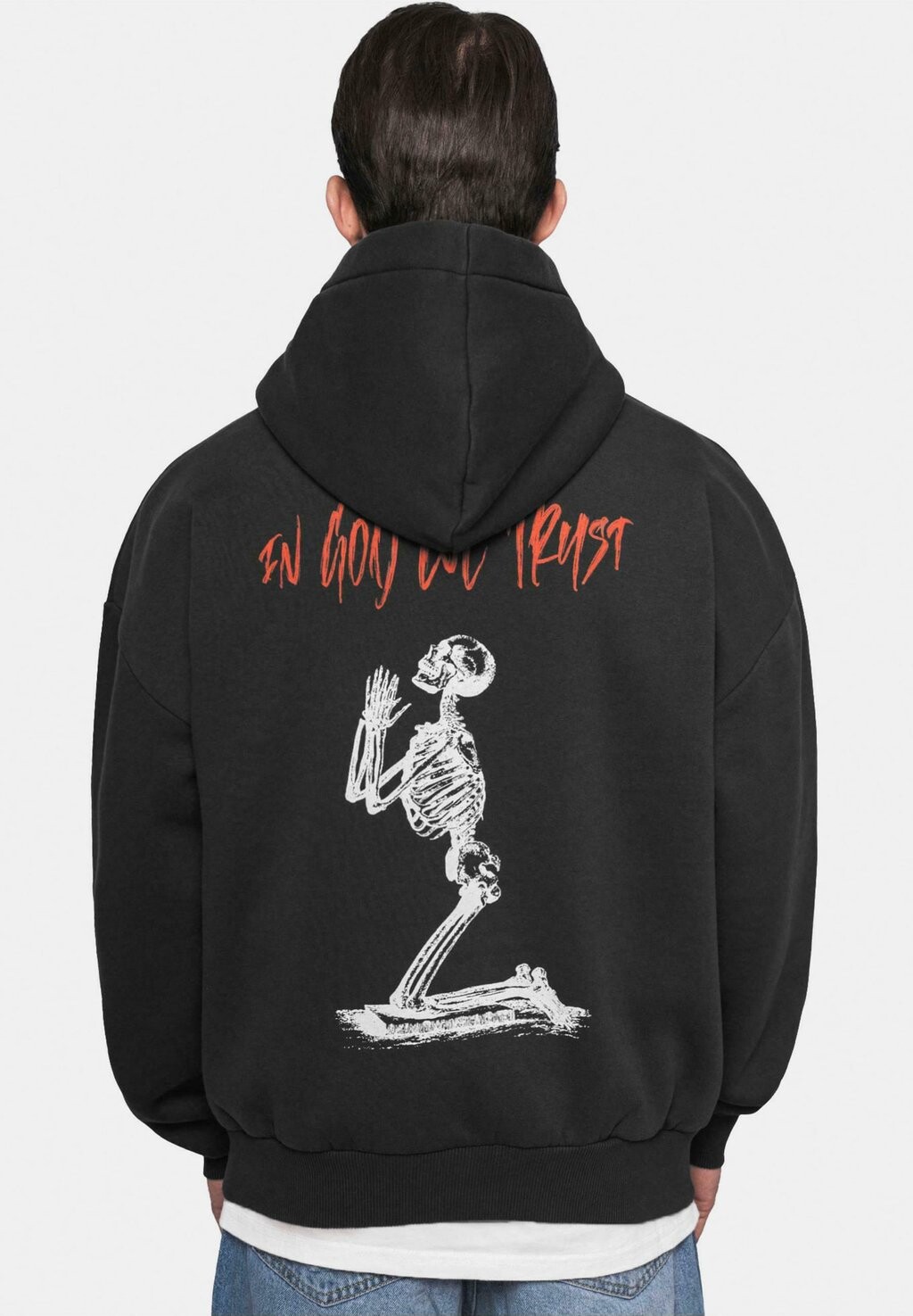 

Толстовка HEAVY IN GOOD WE TRUST Dropsize, цвет washed black