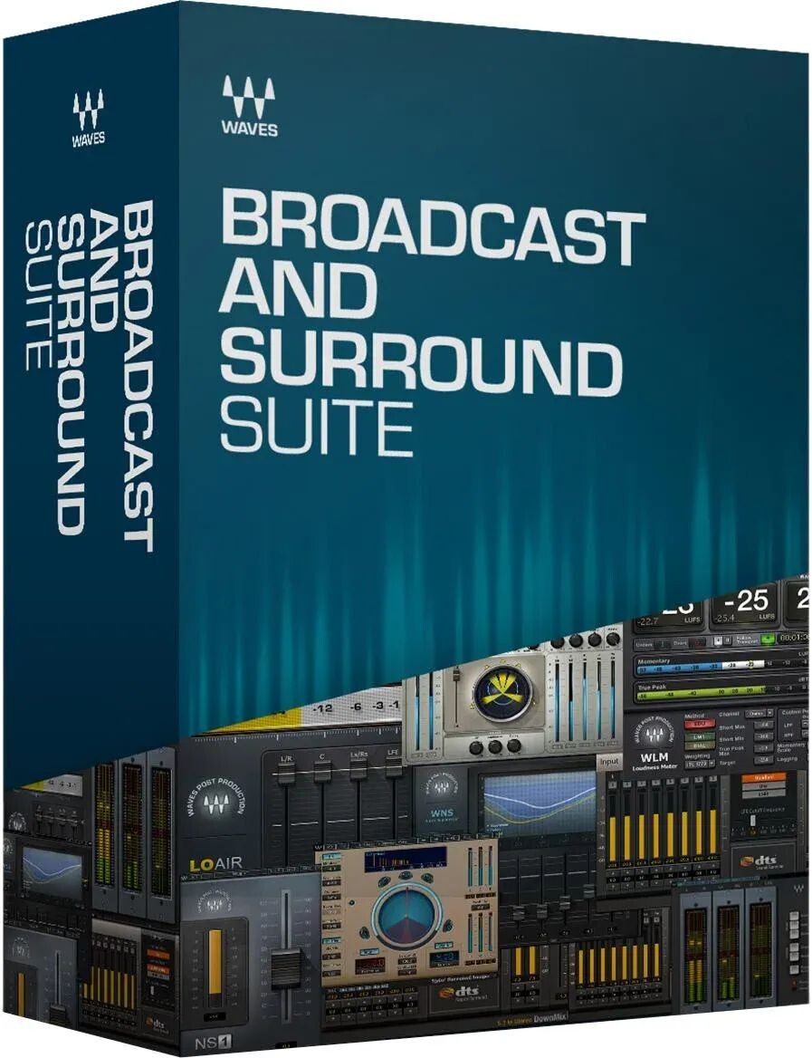 

Пакет подключаемых модулей Waves Broadcast and Surround Suite