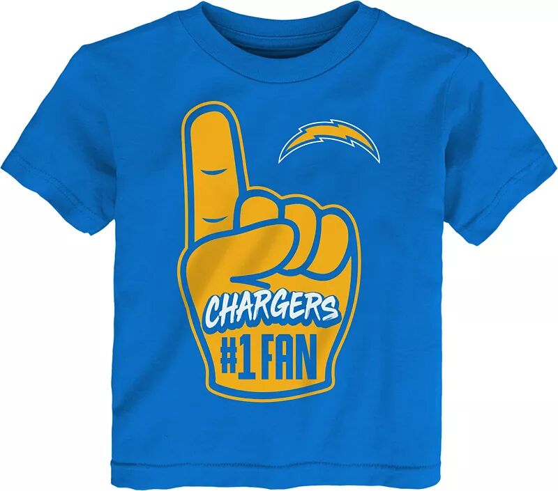 

Футболка команды Nfl Team Apparel для малышей Los Angeles Chargers Handoff