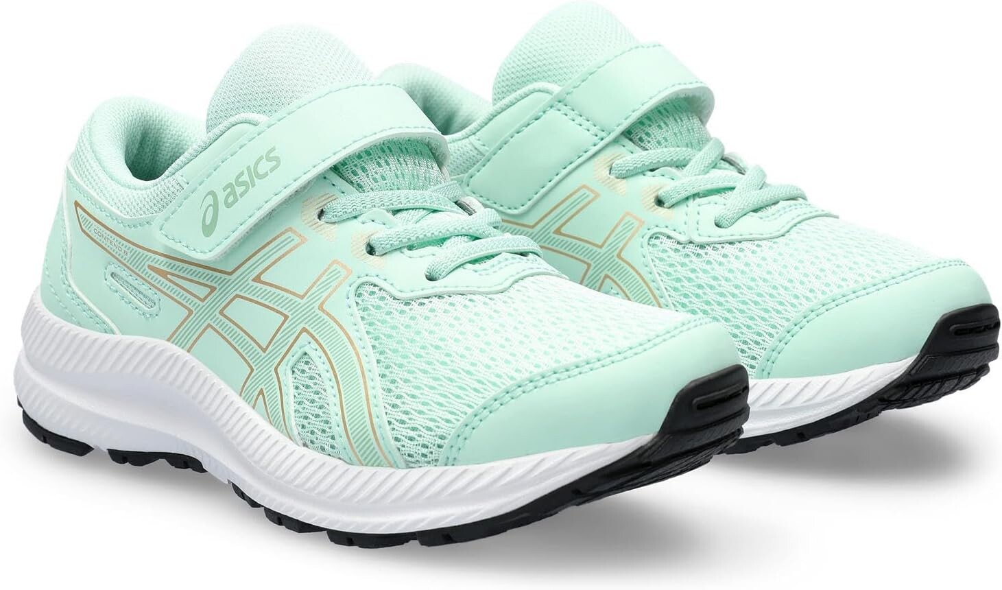 

Кроссовки ASICS Kids Contend 8 PS, цвет Mint Tint/Dark Mint