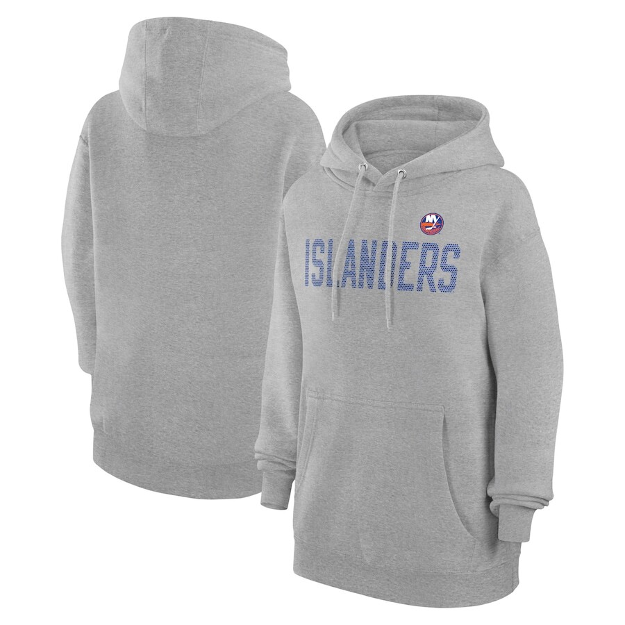 

Пуловер с капюшоном G-III 4Her by Carl Banks New York Islanders, серый