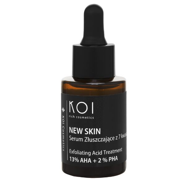 Отшелушивающая сыворотка для лица с 7 кислотами Koi Cosmetics New Skin, 30 мл