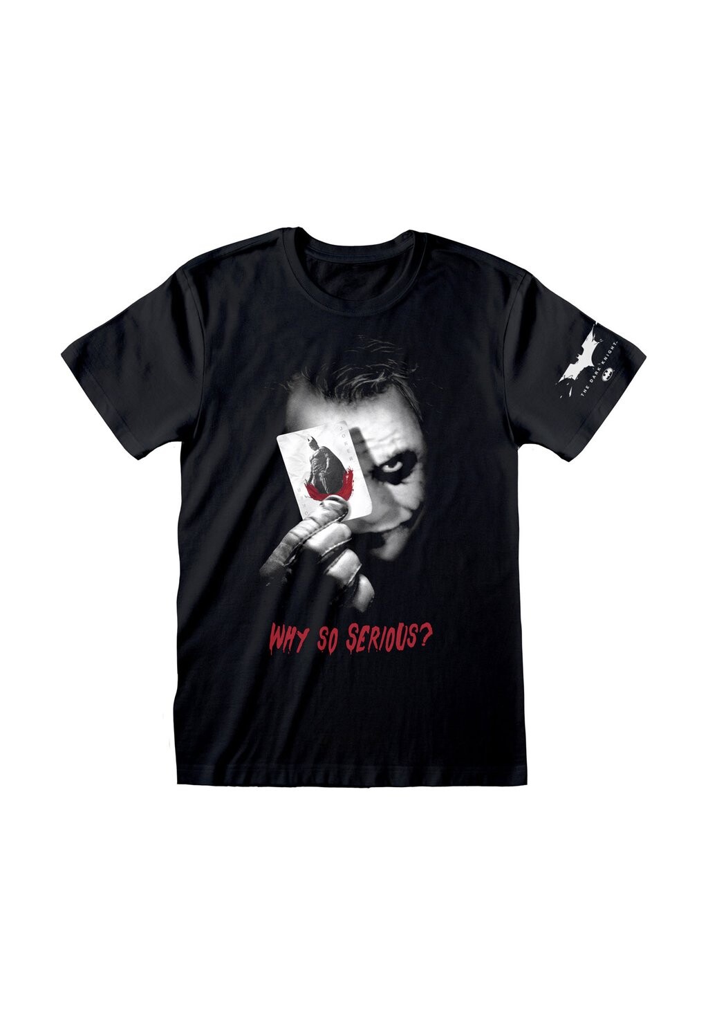 

Футболка с принтом DC THE DARK KNIGHT WHY SO SERIOUS Henry Tiger, черный