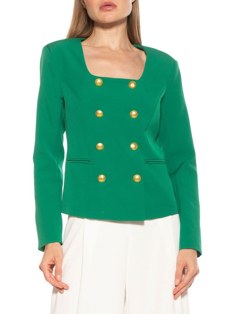 

Двубортный пиджак Jacki Alexia Admor, цвет Bright Green