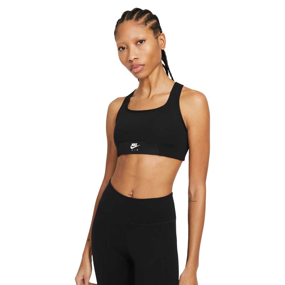 

Спортивный бюстгальтер Nike Air Dri Fit Swoosh, черный