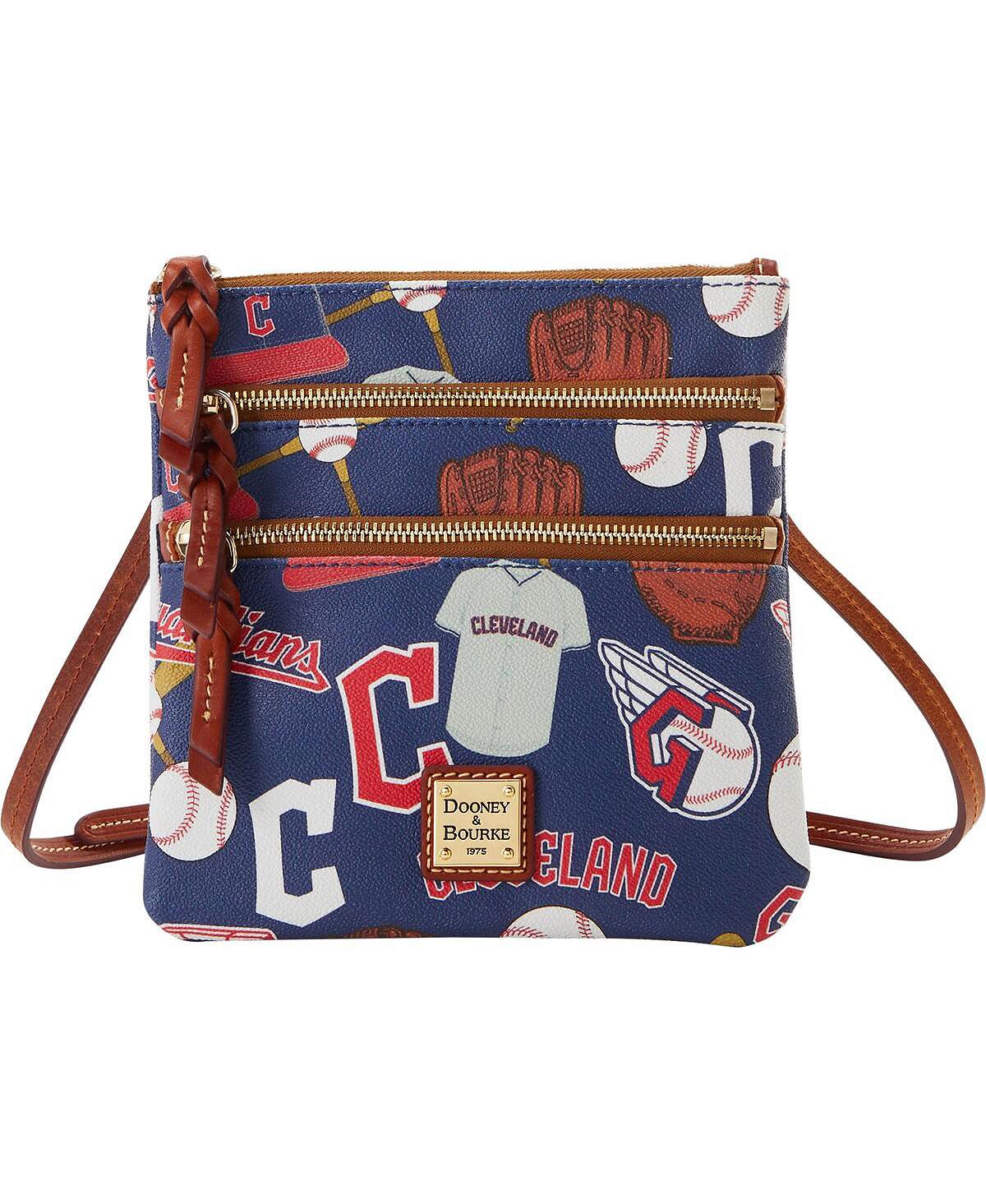 

Женская сумка через плечо Cleveland Guardians Game Day с тройной молнией Dooney & Bourke