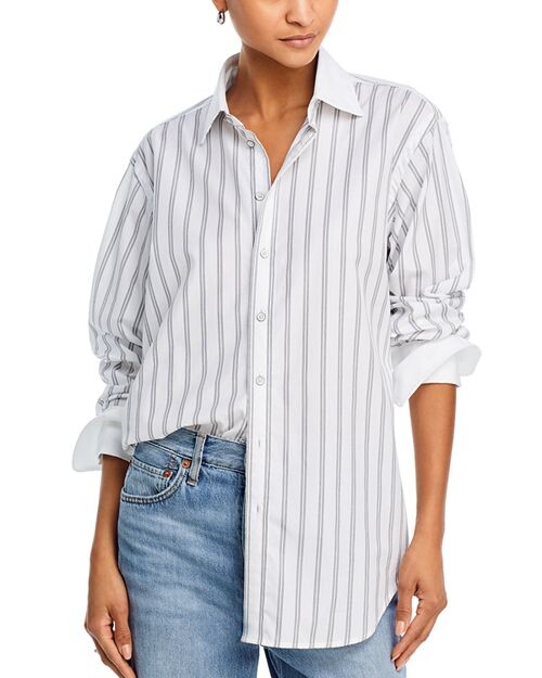 

Рубашка в полоску «Диана» rag & bone, цвет Multi