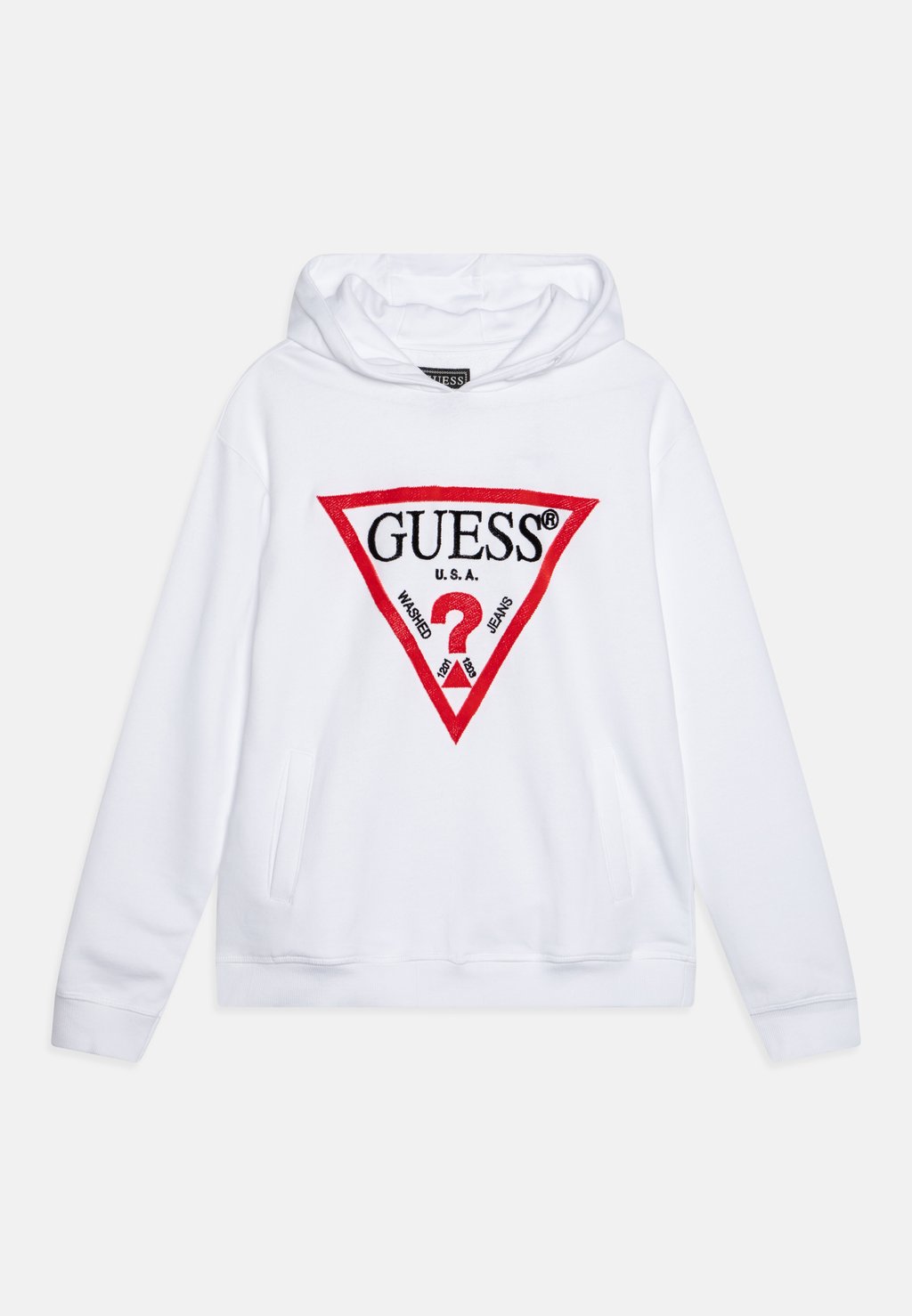 Толстовка JUNIOR HOODED ACTIVE CORE Guess, цвет pure white