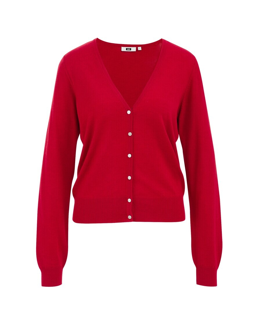 

Кардиган WE Fashion Knit Cardigan, цвет Fire red