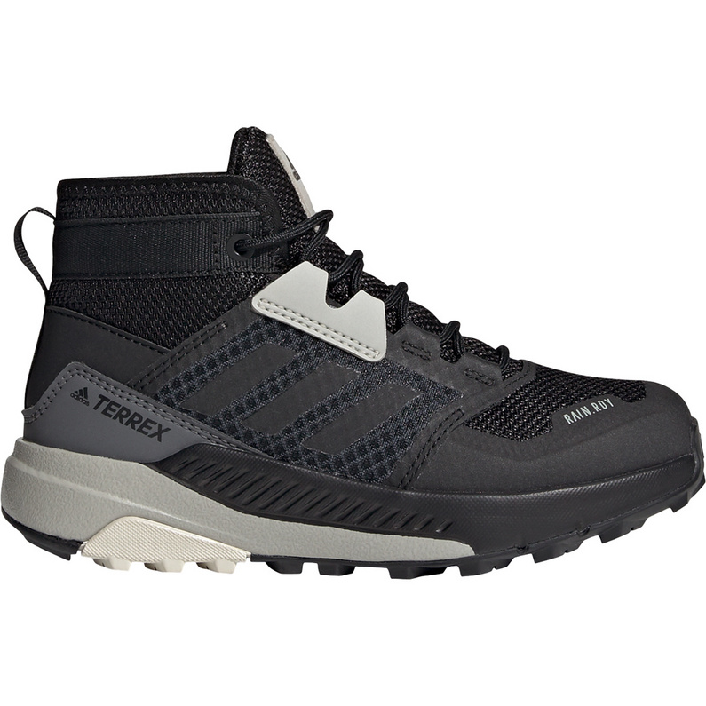 Детские кроссовки Trailmaker Mid adidas, черный уличные походные гетры для прогулок водонепроницаемые походные ботинки защита до щиколотки